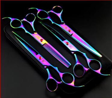 Purple Dragon 440C Scissor Set